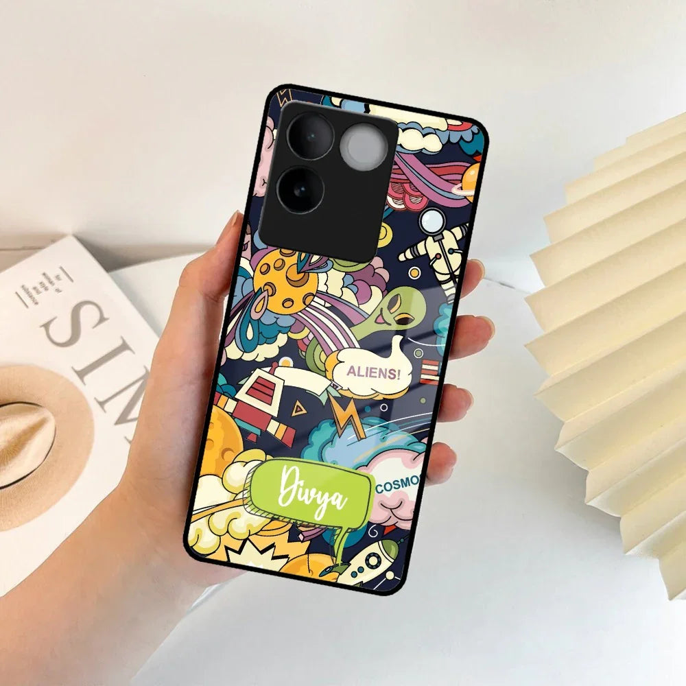 Space Glass Case Cover For Vivo - ShopOnCliQ