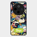 Space Glass Case Cover For Vivo T4 5G