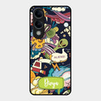 Space Glass Case Cover For Vivo T4 Lite 5G