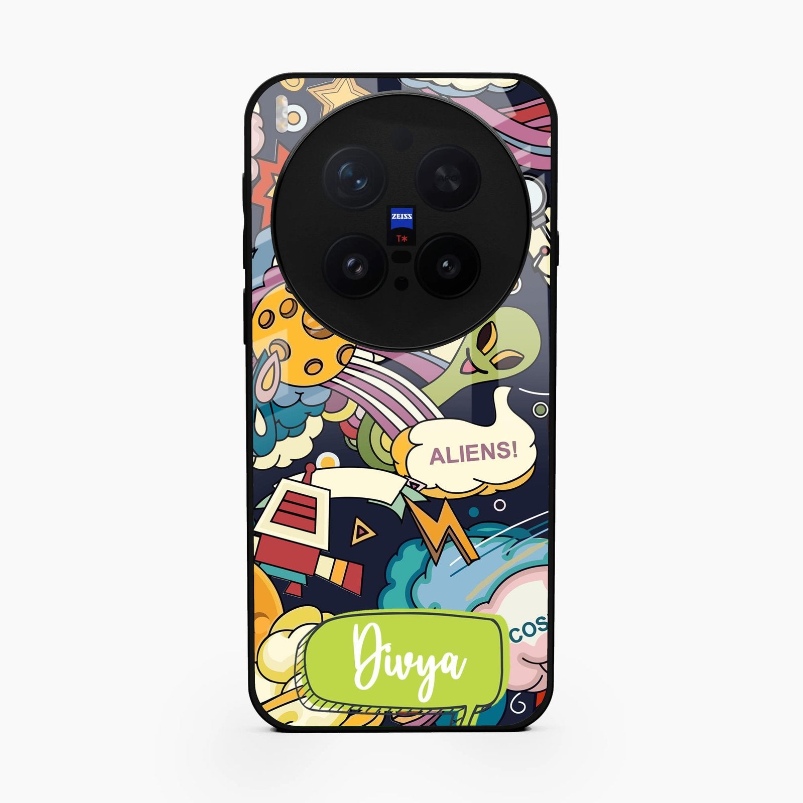 Space Glass Case Cover For Vivo X300 Pro 5G