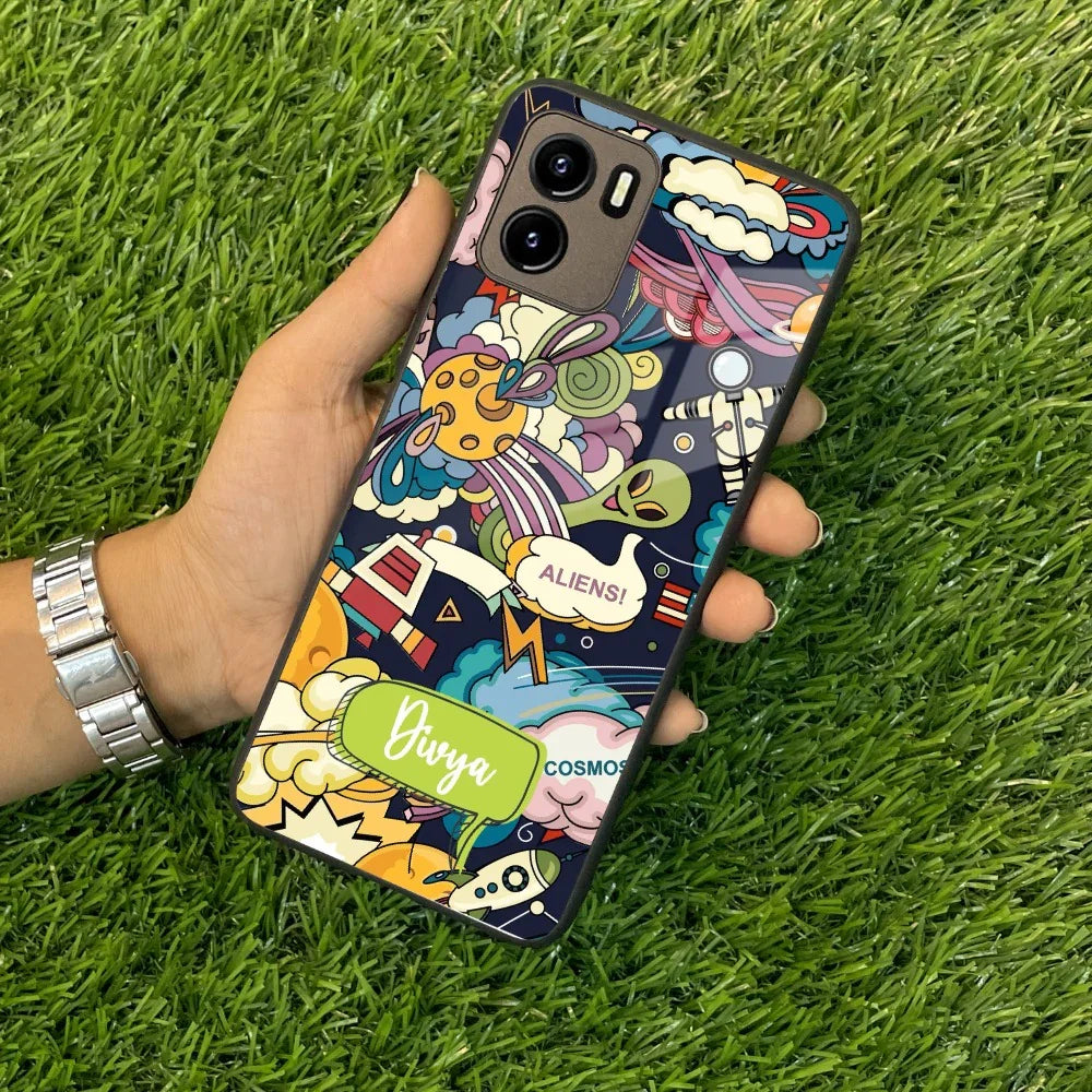 Space Glass Case Cover For Vivo - ShopOnCliQ