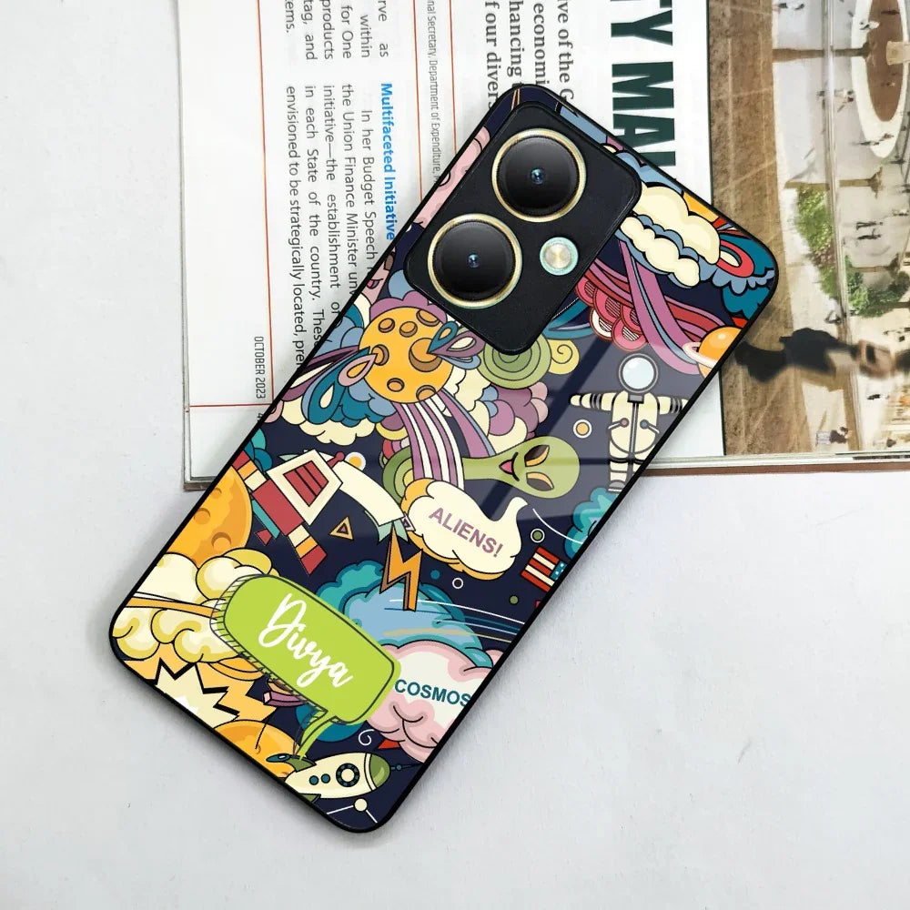 Space Glass Case Cover For Vivo - ShopOnCliQ