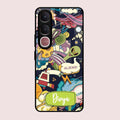 Space Glass Case Cover For Vivo Y31 5G