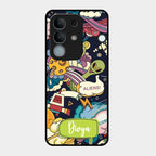 Space Glass Case Cover For Vivo Y31 Pro 5G