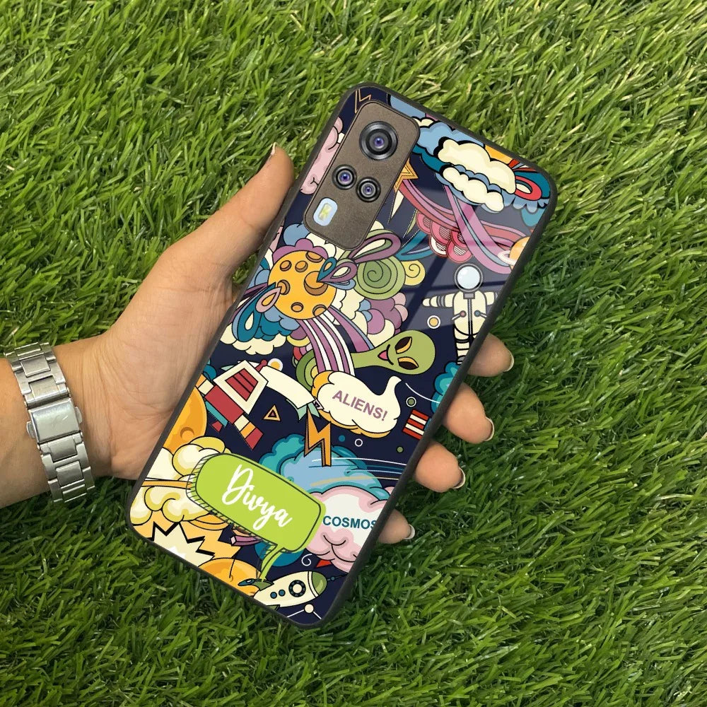 Space Glass Case Cover For Vivo - ShopOnCliQ