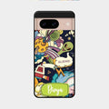 Space Glossy Metal Case Cover For Google Pixel 8 5G