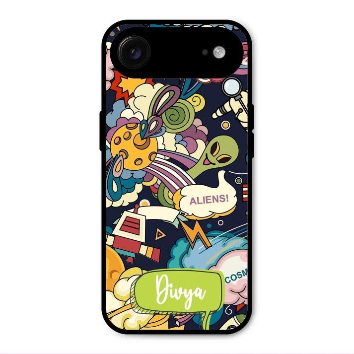 Space Glossy Metal Case Cover For iPhone Air