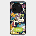 Space Glossy Metal Case Cover For Iqoo 12 5G