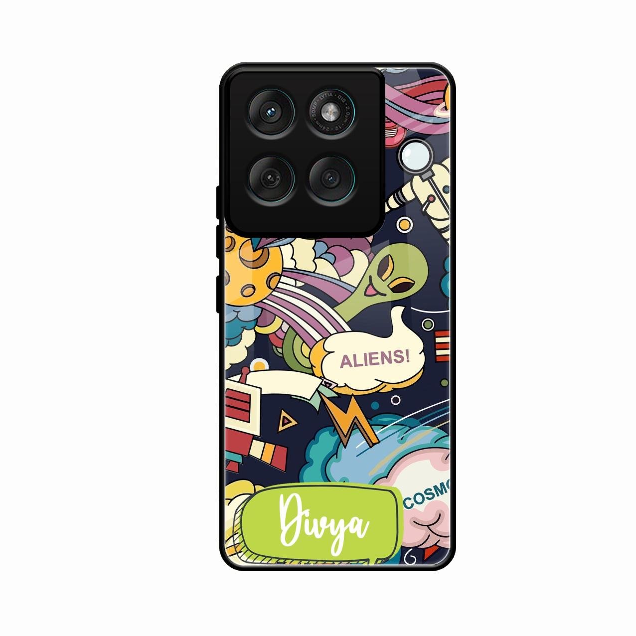 Space Glossy Metal Case Cover For Motorola G67 Power 5G