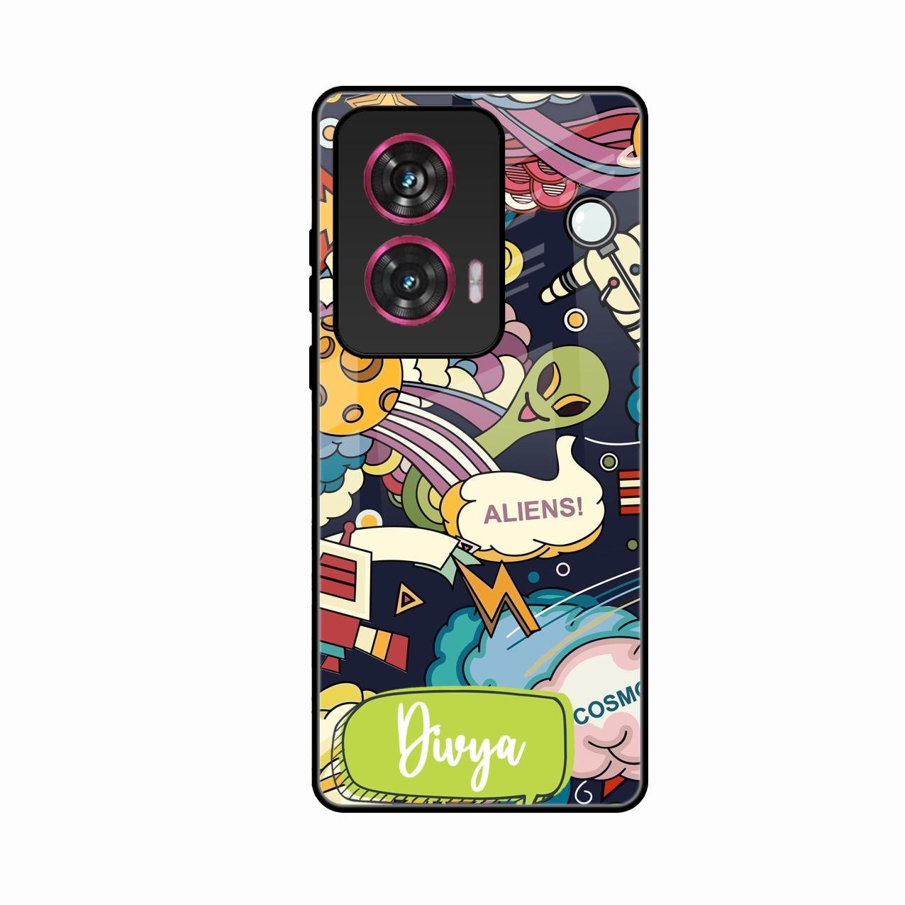 Space Glossy Metal Case Cover For Motorola G96 5G