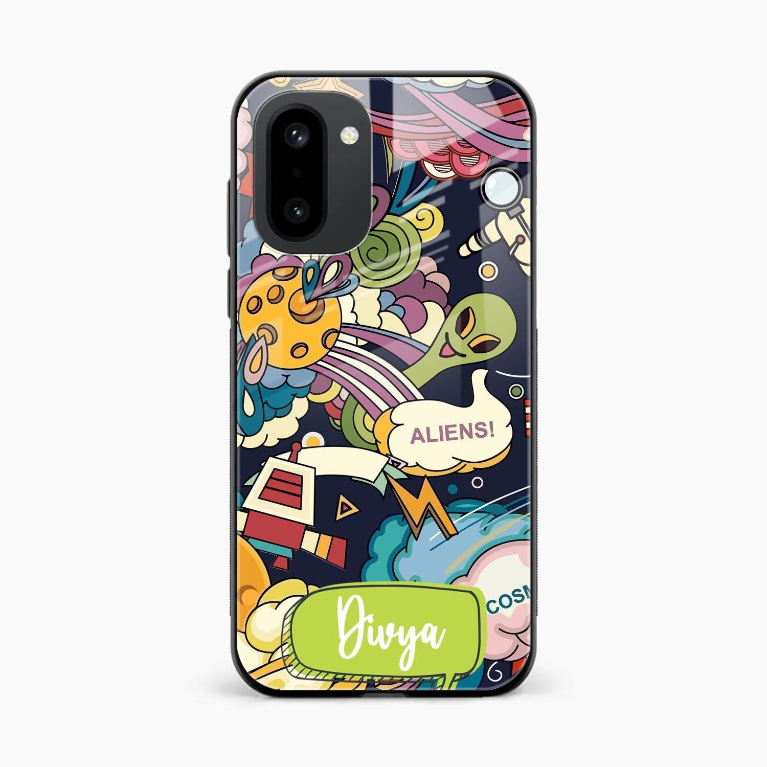 Space Glossy Metal Case Cover For OnePlus 15R 5G