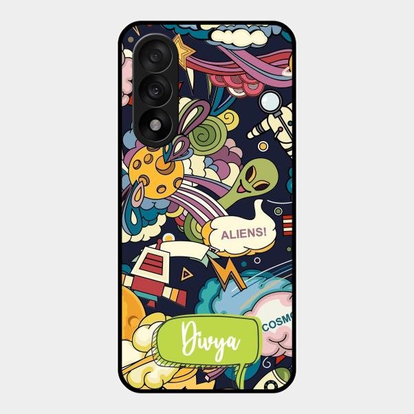 Space Glossy Metal Case Cover For Oneplus Nord 5 5G