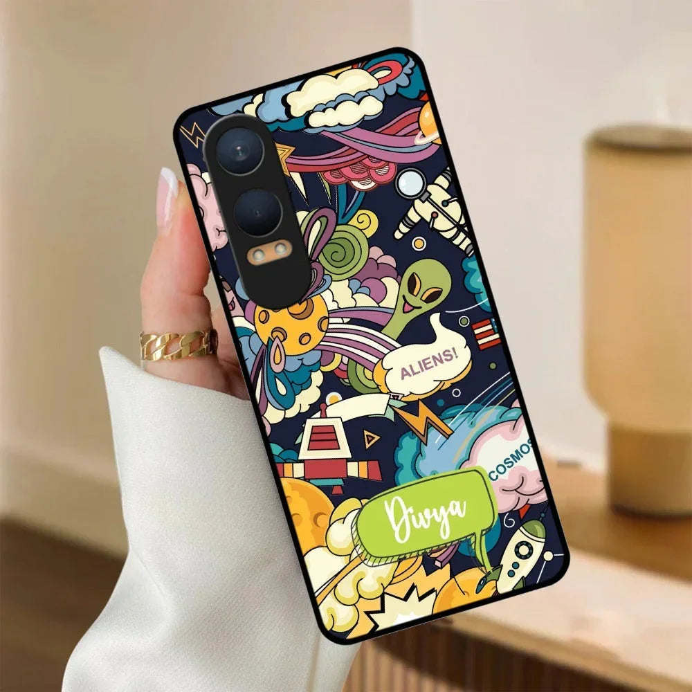 Space Glossy Metal Case Cover For OnePlus - ShopOnCliQ