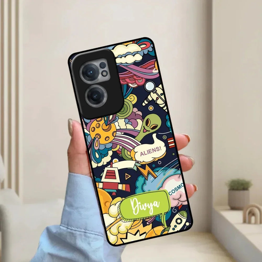 Space Glossy Metal Case Cover For OnePlus - ShopOnCliQ
