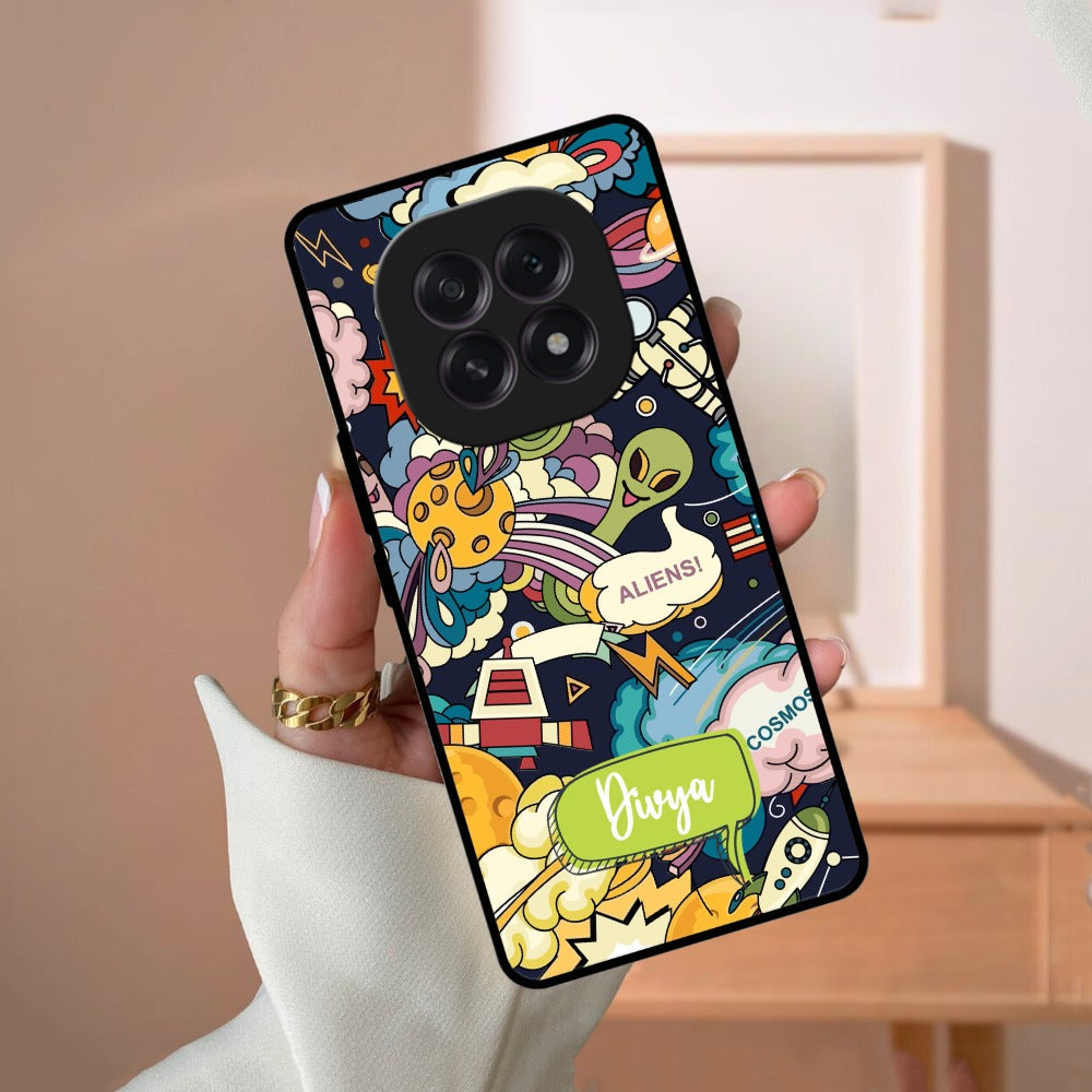 Space Glossy Metal Case Cover For Oppo