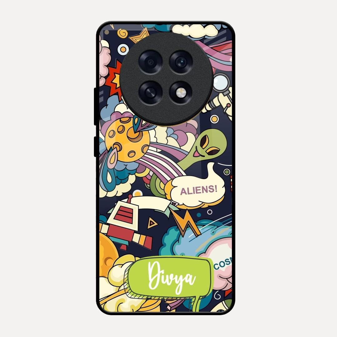 Space Glossy Metal Case Cover For Oppo F31 Pro Plus 5G