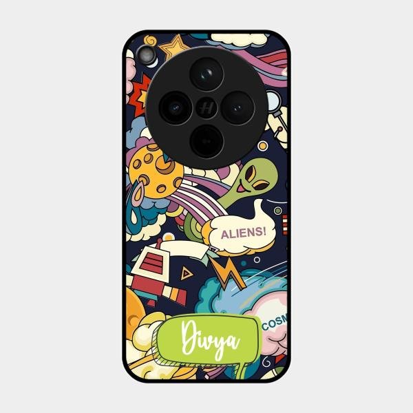Space Glossy Metal Case Cover For Oppo Find X8 5G