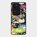 Space Glossy Metal Case Cover For Oppo Reno 11 Pro 5G