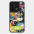 Space Glossy Metal Case Cover For Oppo Reno 8 5G