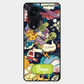 Space Glossy Metal Case Cover For Oppo Reno 8T 5G