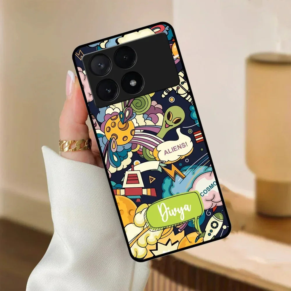 Space Glossy Metal Case Cover For Poco - ShopOnCliQ