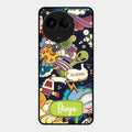 Space Glossy Metal Case Cover For Realme 11X 5G
