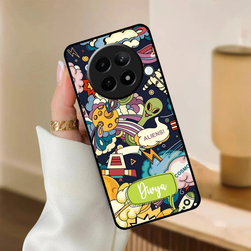 Space Glossy Metal Case Cover For Realme - ShopOnCliQ