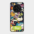Space Glossy Metal Case Cover For Realme 12 5G