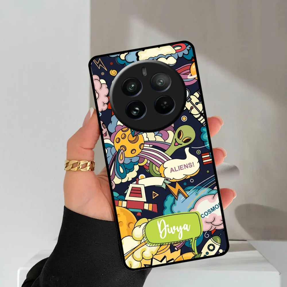 Space Glossy Metal Case Cover For Realme - ShopOnCliQ