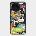 Space Glossy Metal Case Cover For Realme C67 5G