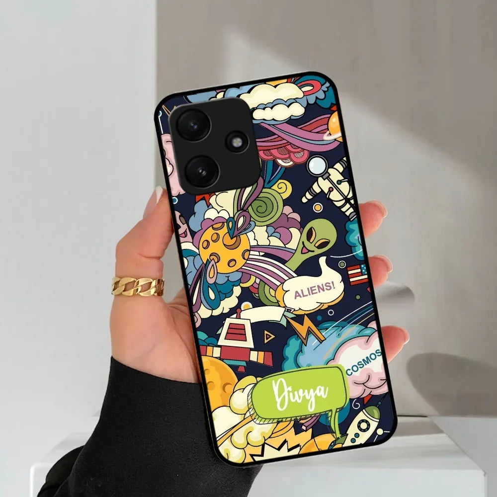 Space Glossy Metal Case Cover For Poco - ShopOnCliQ