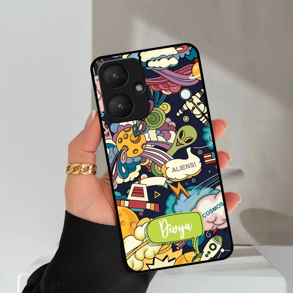 Space Glossy Metal Case Cover For Redmi - ShopOnCliQ