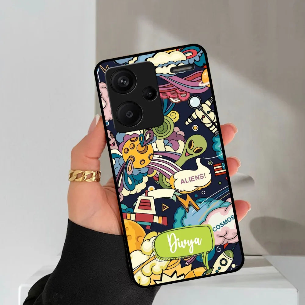 Space Glossy Metal Case Cover For Redmi - ShopOnCliQ