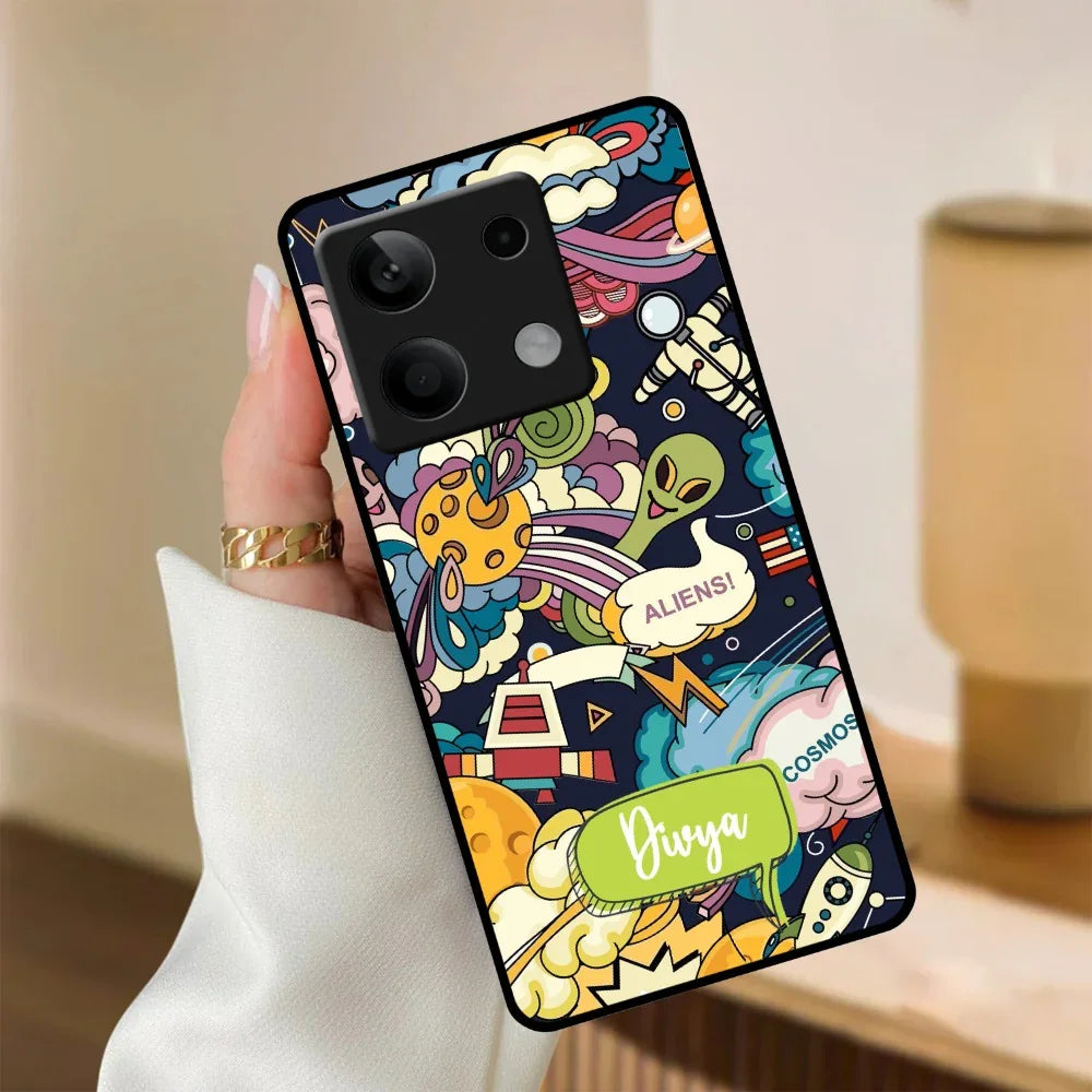 Space Glossy Metal Case Cover For Redmi - ShopOnCliQ