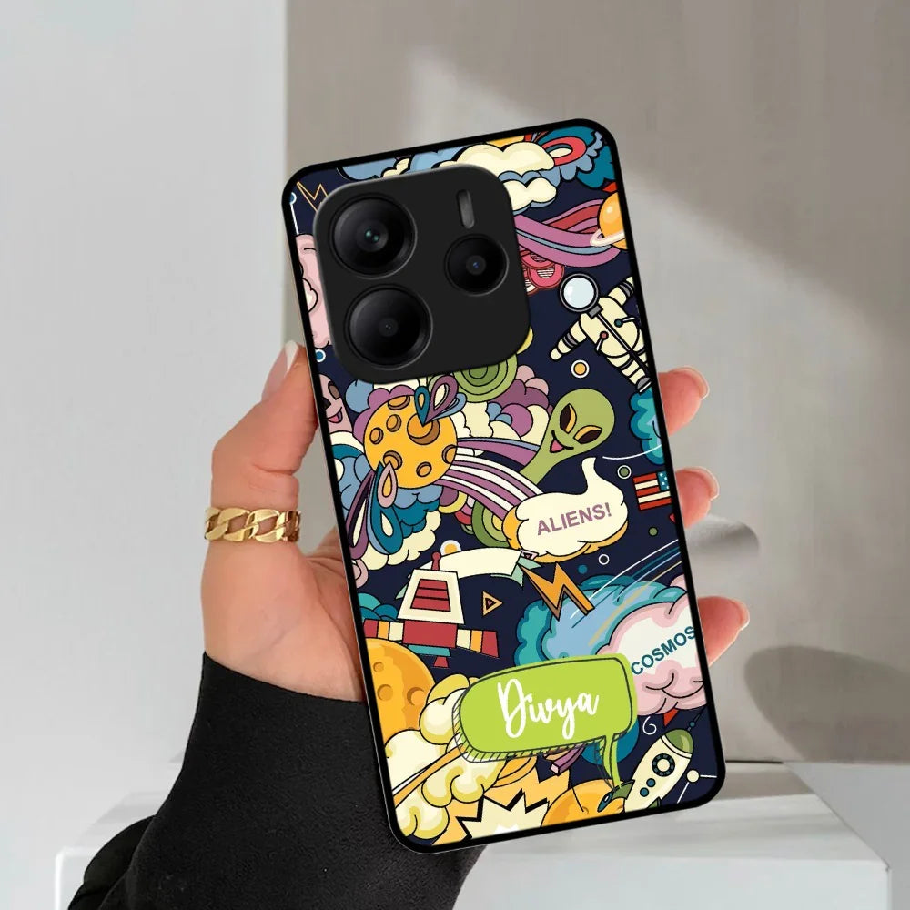 Space Glossy Metal Case Cover For Redmi - ShopOnCliQ