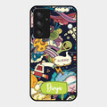Space Glossy Metal Case Cover For Samsung Galaxy A54 5G