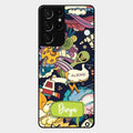 Space Glossy Metal Case Cover For Samsung Galaxy S21 Ultra