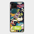 Space Glossy Metal Case Cover For Vivo V30 5G