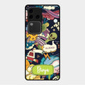 Space Glossy Metal Case Cover For Vivo V30 Pro 5G