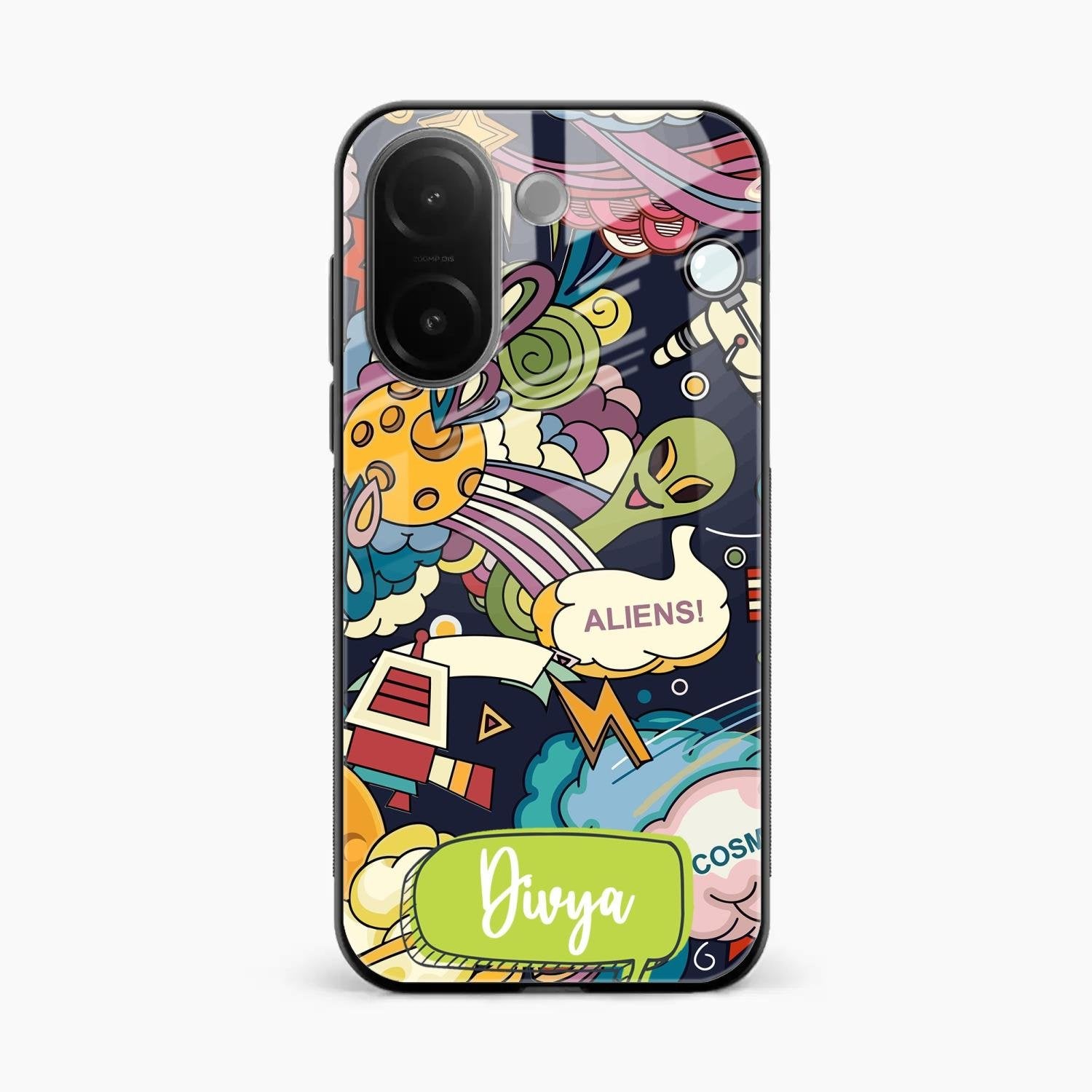 Space Glossy Metal Case Cover For Vivo V60e 5G