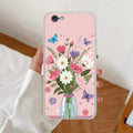 Spring in a Vase Transparent Silicon Case For iPhone 7 / iPhone 8 / iPhone Se 2020