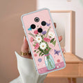 Spring in a Vase Transparent Silicon Case For iQOO Z10 5G