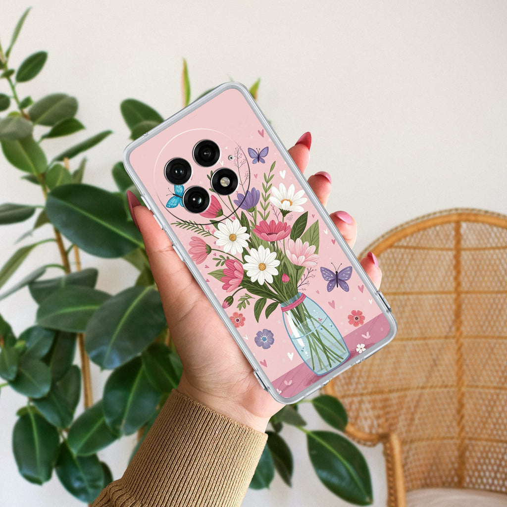 Spring in a Vase Anti Yellow Case For OnePlus 13 5G