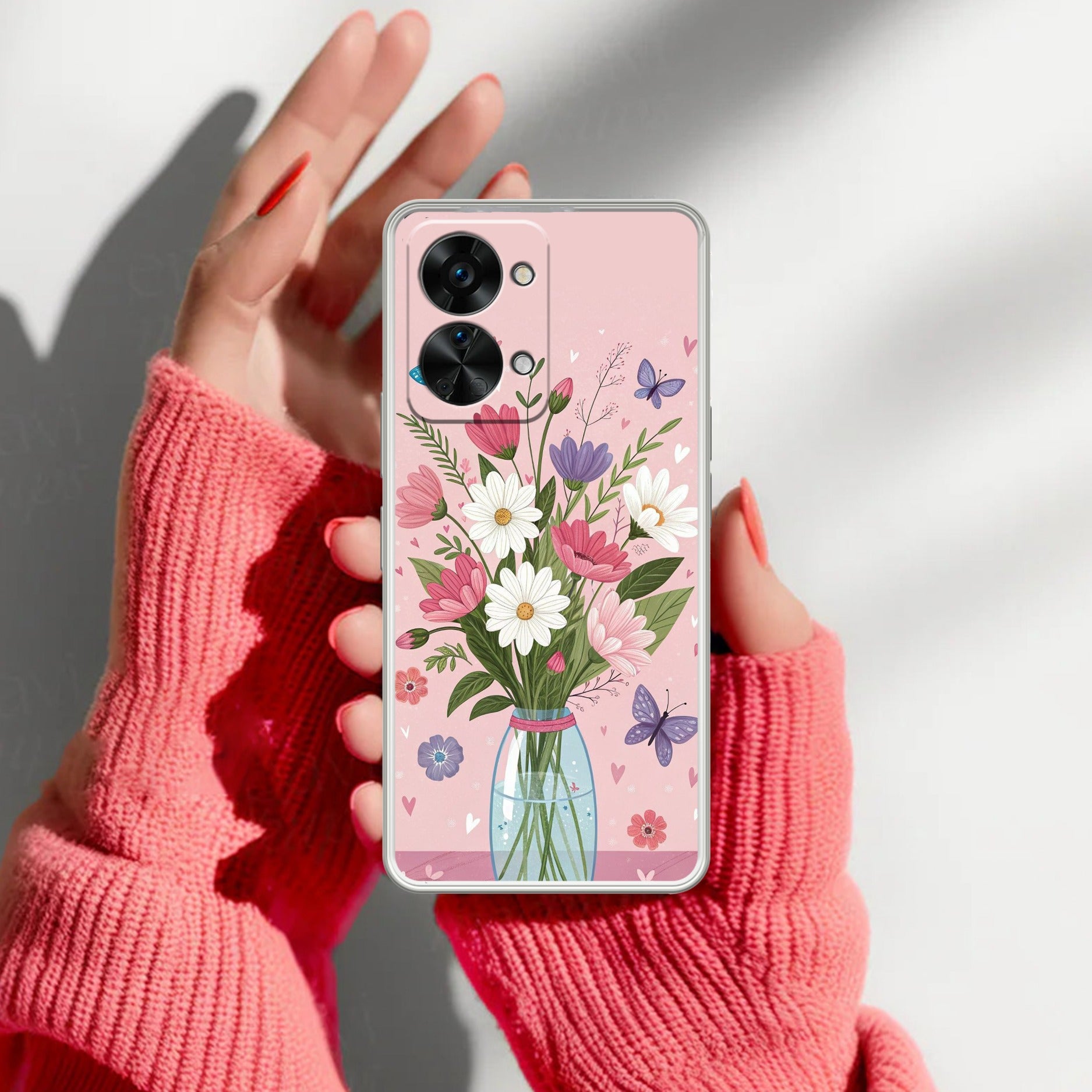 Spring in a Vase Anti Yellow Case For OnePlus Nord 2T 5G