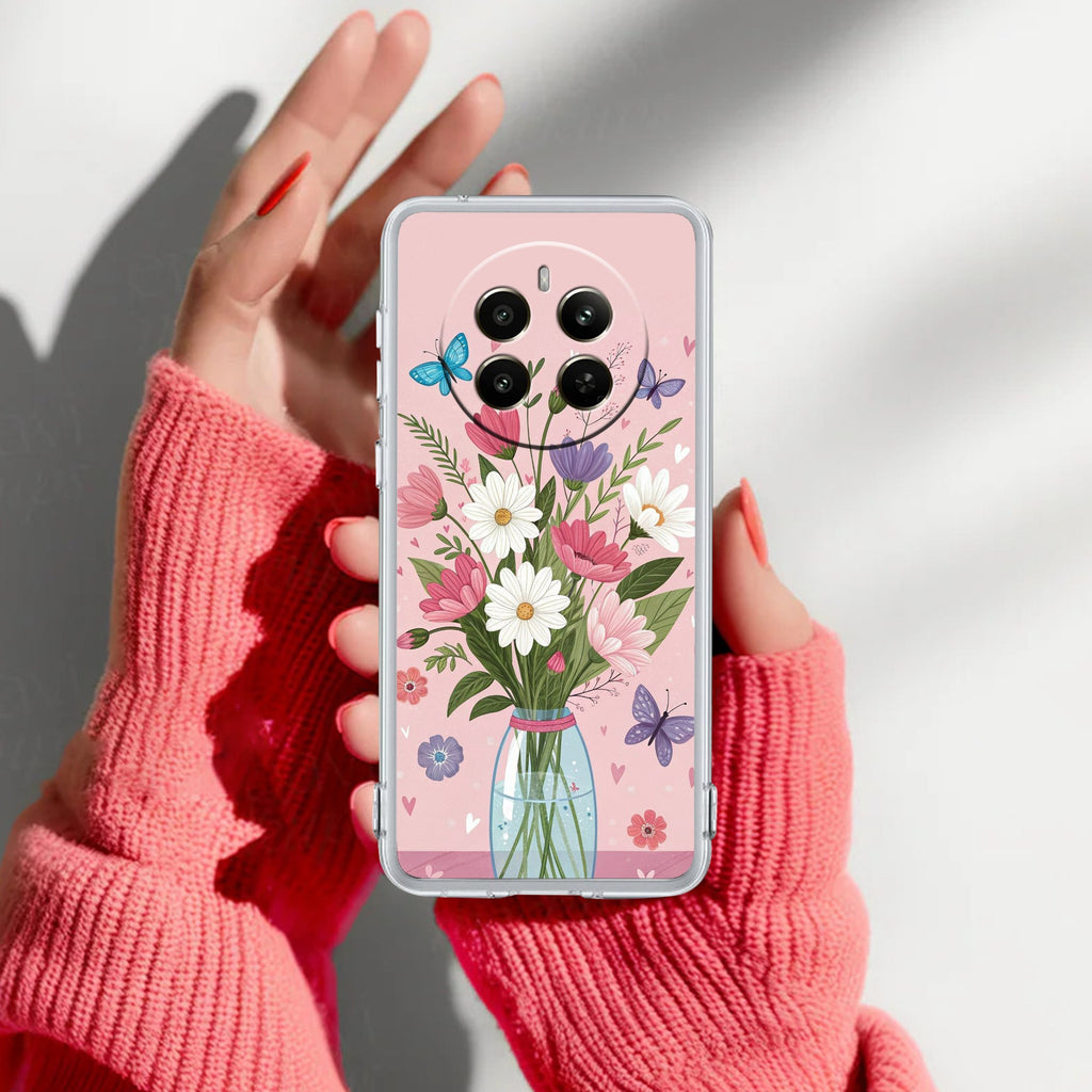 Spring in a Vase Transparent Silicon Case For Realme P1 Pro 5G