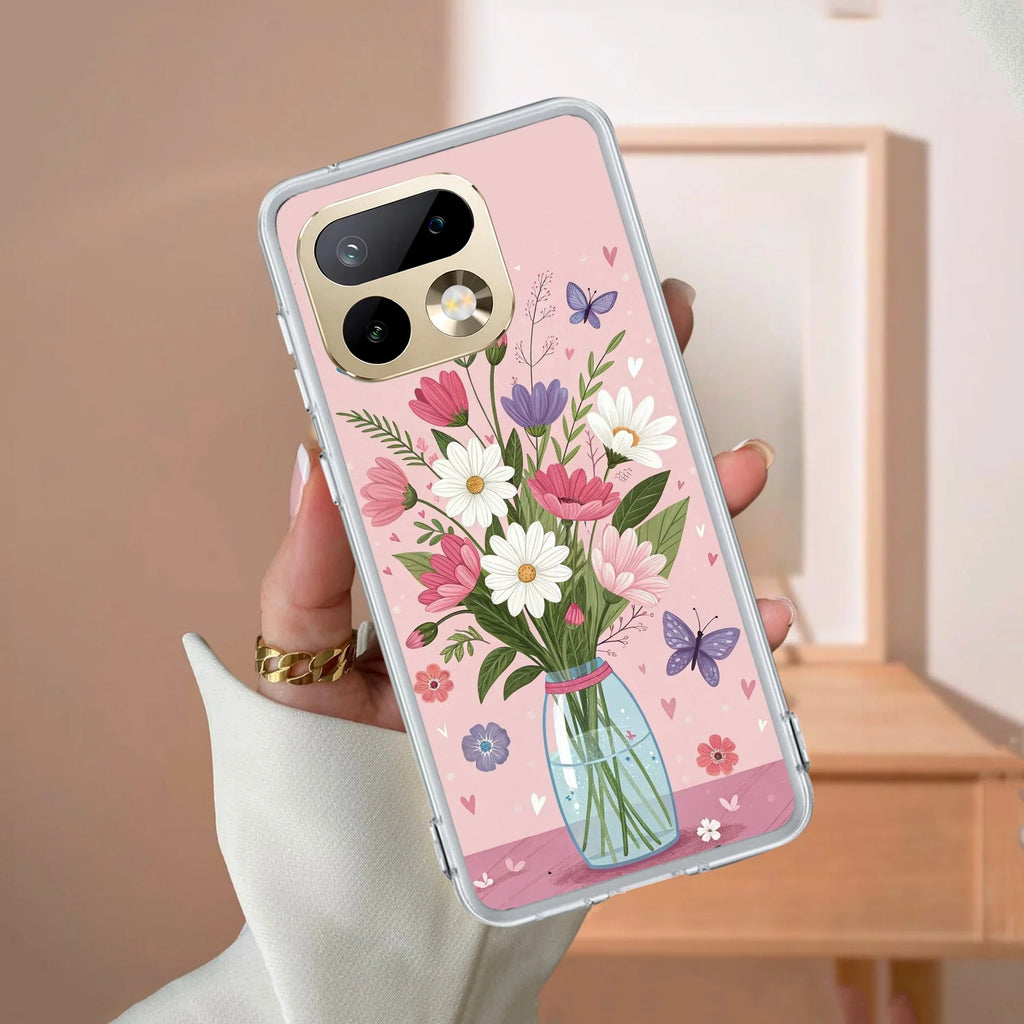 Spring in a Vase Transparent Silicon Case For Realme 8 4G / Realme 8 Pro
