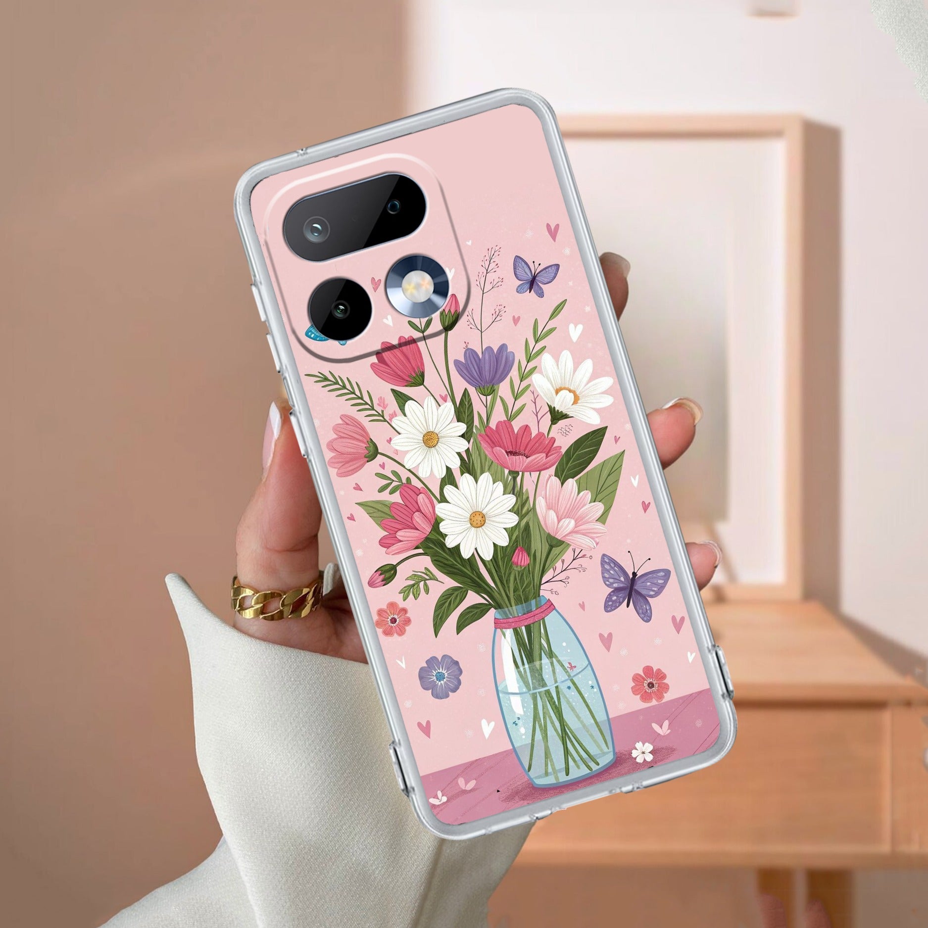 Spring in a Vase Anti Yelllow Case For Realme 16 Pro 5G