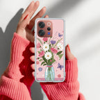 Spring in a Vase Transparent Silicon Case For Vivo V23 Pro 5G