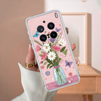 Spring in a Vase Transparent Silicon Case For Vivo X200 Pro 5G