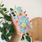 Star Floral Transparent Silicon Case For iQOO Z10x 5G